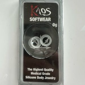 Kaos Softwear PLG Ear Gauges Clear Size 0G